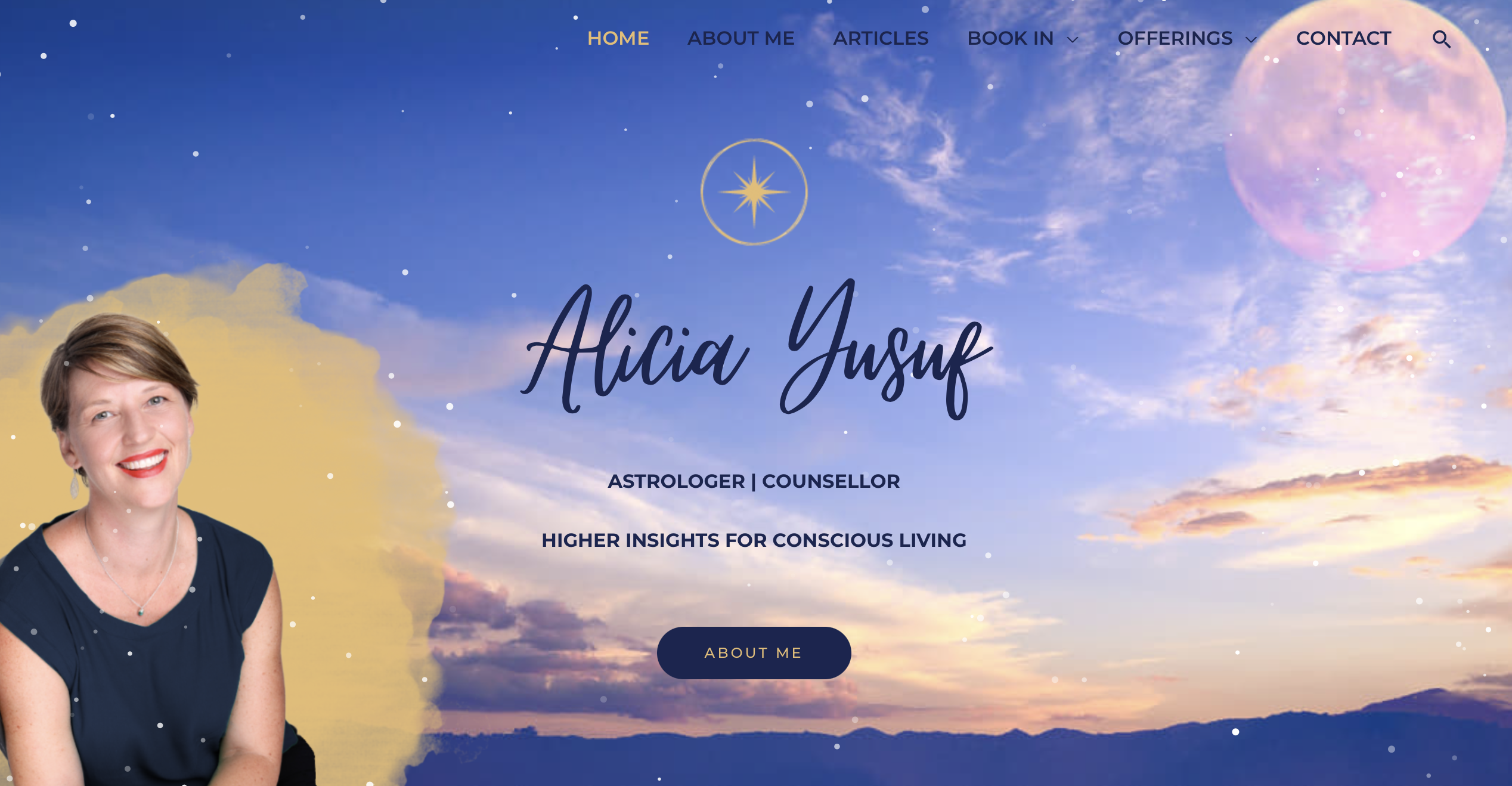 Alicia Yusuf Website Screenshot